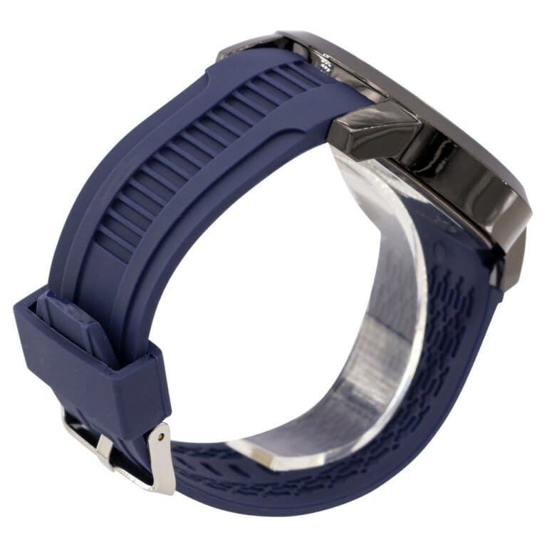 Montre d Homme Bracelet Silicone Bleu CHTIME