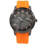 Montre Homme Fashion Bracelet Silicone Orange CHTIME