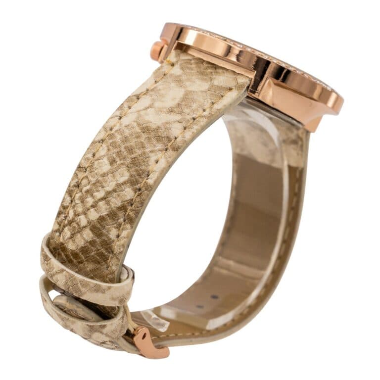 Sublime Montre Femme Strass Crème CHTIME