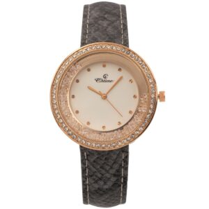 Jolie Montre Femme Strass Gris CHTIME