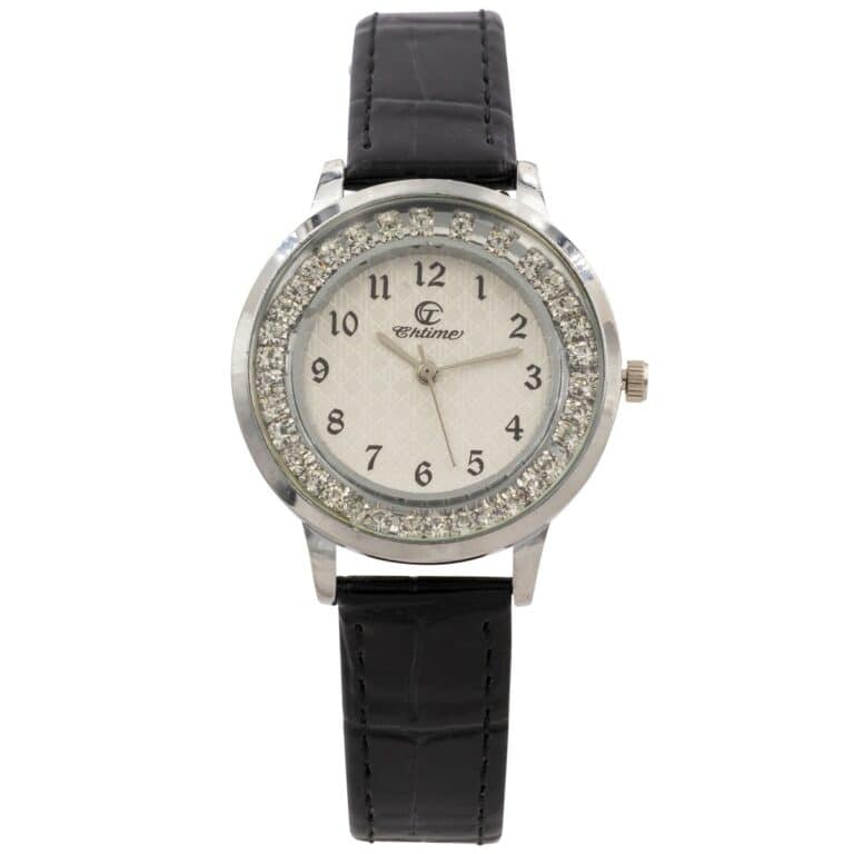Montre de Femme Strass Noir CHTIME