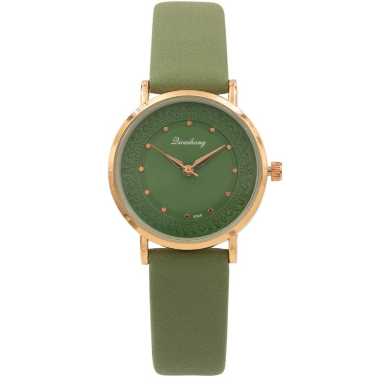 Montre Contemporaine Femme Vert CHTIME