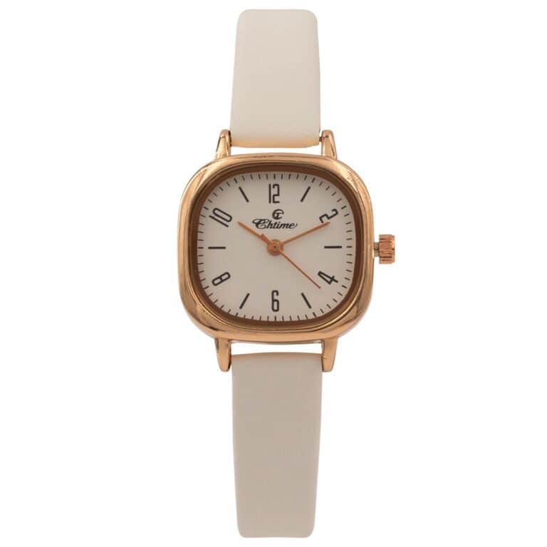 Très Belle Montre Femme Blanc CHTIME