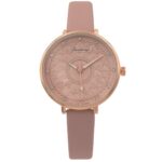 Sublime Montre Femme Strass Rose Léger CHTIME