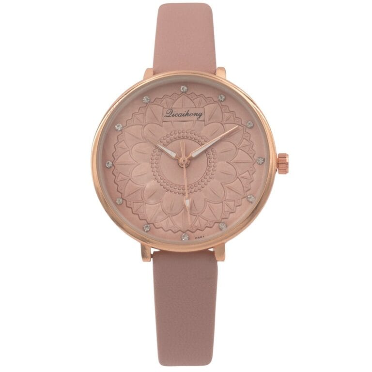 Sublime Montre Femme Strass Rose Léger CHTIME
