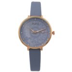 Très Belle Montre Femme Strass Bleu CHTIME