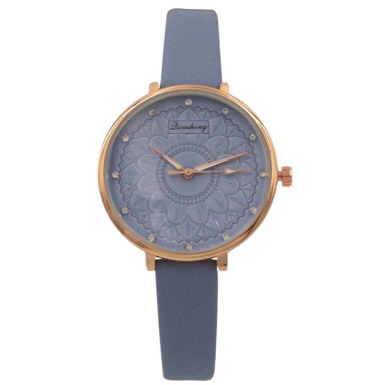 Très Belle Montre Femme Strass Bleu CHTIME
