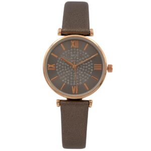 Montre Femme Paillettes Gris CHTIME