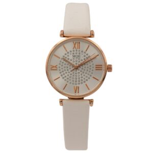 Magnifique Montre Femme Paillettes Blanc CHTIME