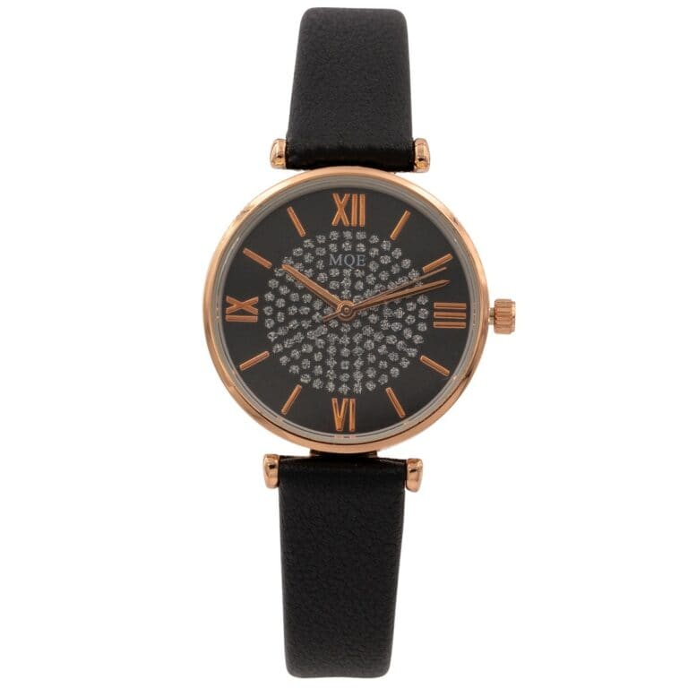Montre Femme avec Paillettes Noir CHTIME