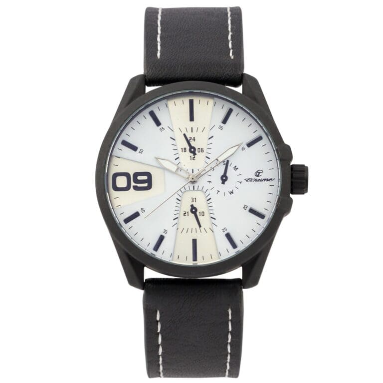 Montre Homme Bracelet Noir CHTIME