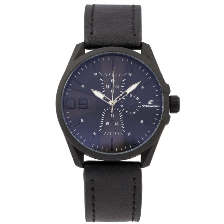 Montre Chic pour Homme Bracelet Noir CHTIME