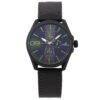 Montre Homme Stylée Bracelet Noir CHTIME
