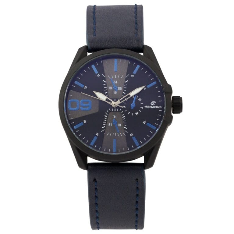 Sublime Montre Homme Bracelet Bleu CHTIME