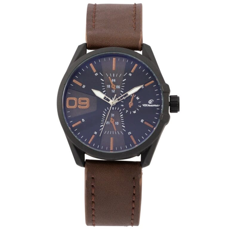 Montre Homme Bracelet Chocolat CHTIME