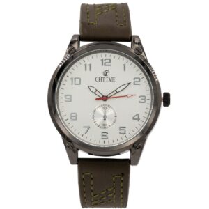 Jolie Montre Homme Bracelet Chocolat CHTIME