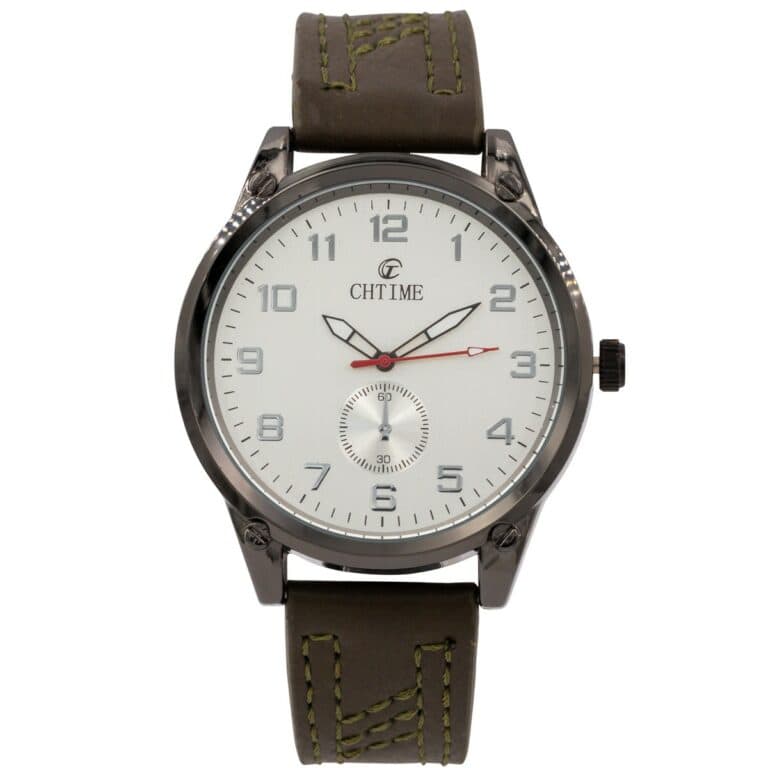 Jolie Montre Homme Bracelet Chocolat CHTIME