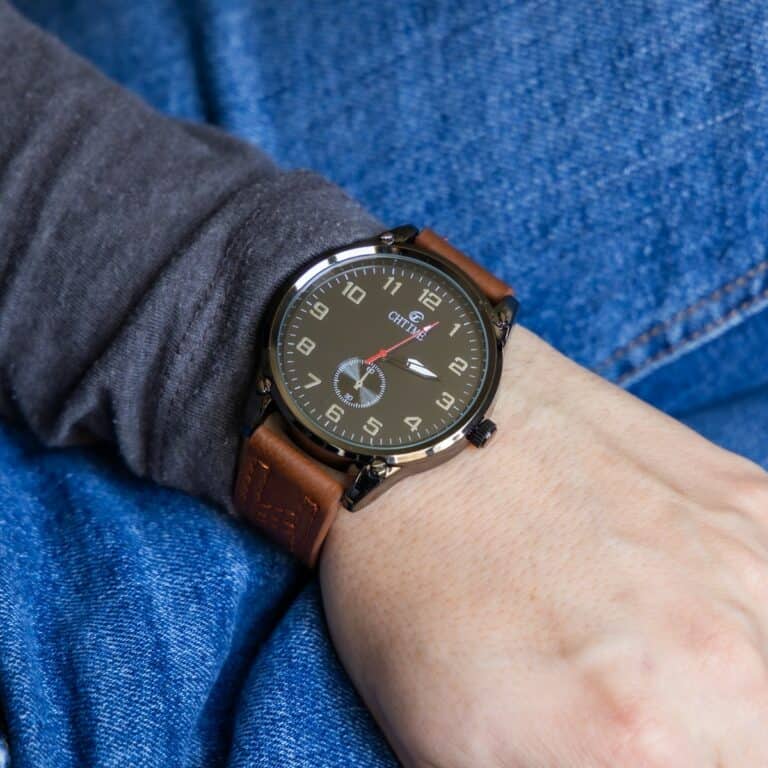 Montre Homme Chic Bracelet Marron CHTIME