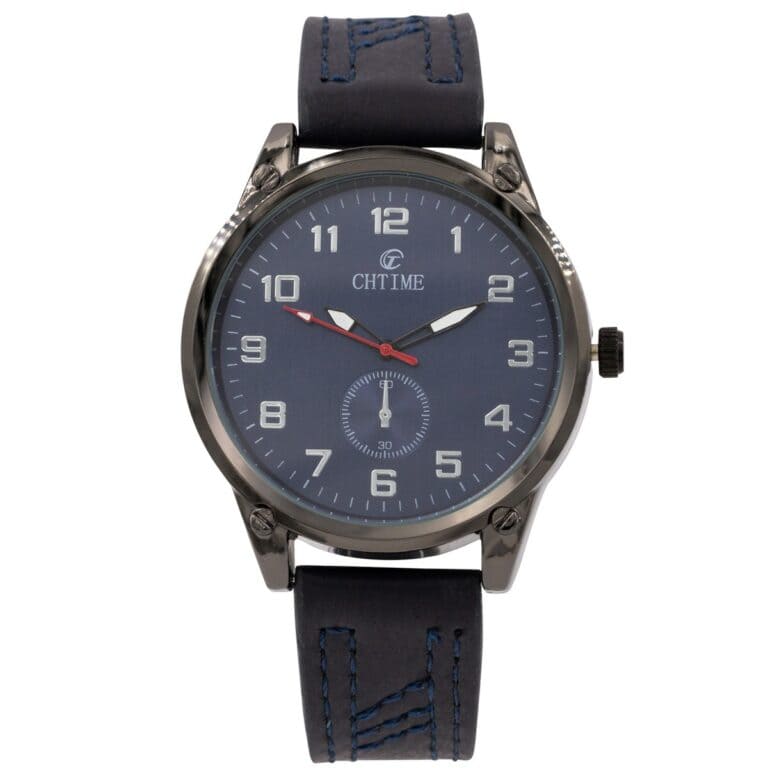 Montre pour Homme Bracelet Noir CHTIME