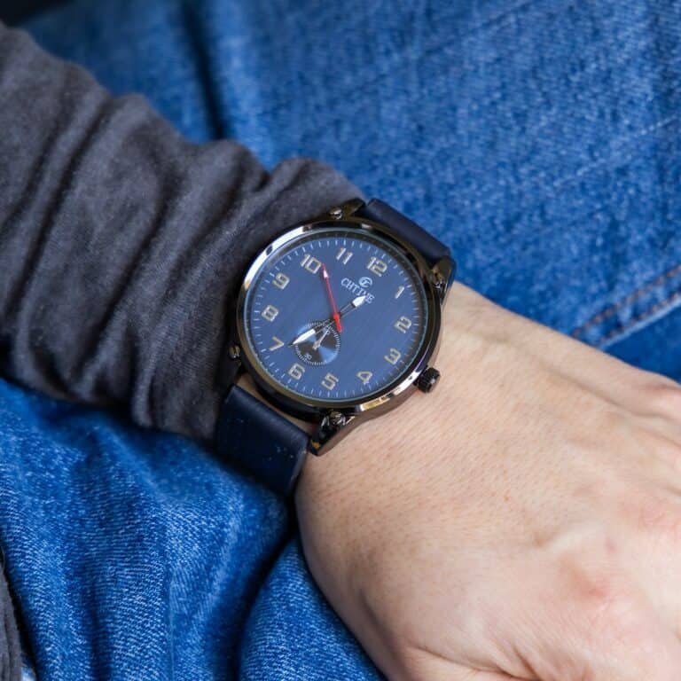 Montre pour Homme Bracelet Noir CHTIME