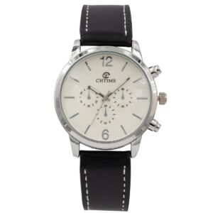 Votre Montre Homme Bracelet Noir CHTIME