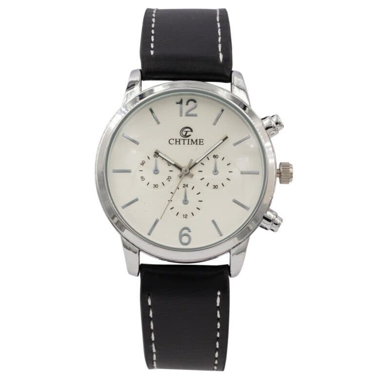 Votre Montre Homme Bracelet Noir CHTIME