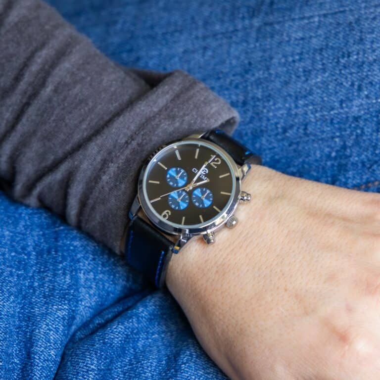 Montre Homme Tendance Bracelet Noir CHTIME