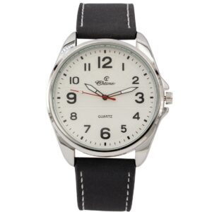 Magnifique Montre Homme Bracelet Noir CHTIME