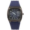 Montre Homme Bracelet Matière Silicone Bleu CHTIME