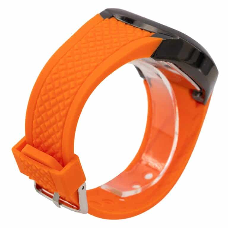 Montre d'Homme Bracelet Silicone Orange CHTIME