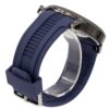 Montre Homme Moderne Bracelet Silicone Bleu CHTIME