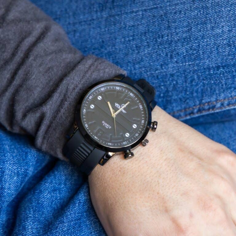 Montre pour Homme Silicone Noir CHTIME